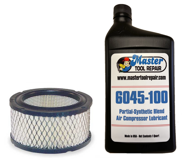 Air Filter / Synthetic Blend Air Compressor Oil Maintenance Kit HB55100 #116648