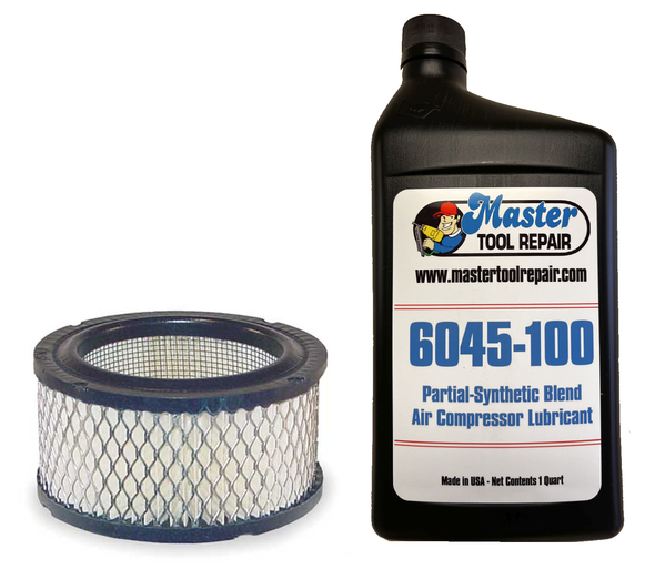 Air Filter / Synthetic Blend Air Compressor Oil Maintenance Kit HB55100 #116648