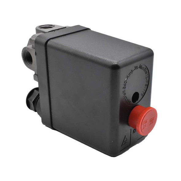 Pressure Switch, 1/4 FPT, Four Port, Push/Pull Switch, 95/125 PSI #01A196