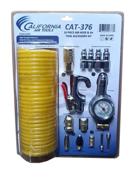 16-Piece Air Hose & Air Tool Accessory Kit #116668