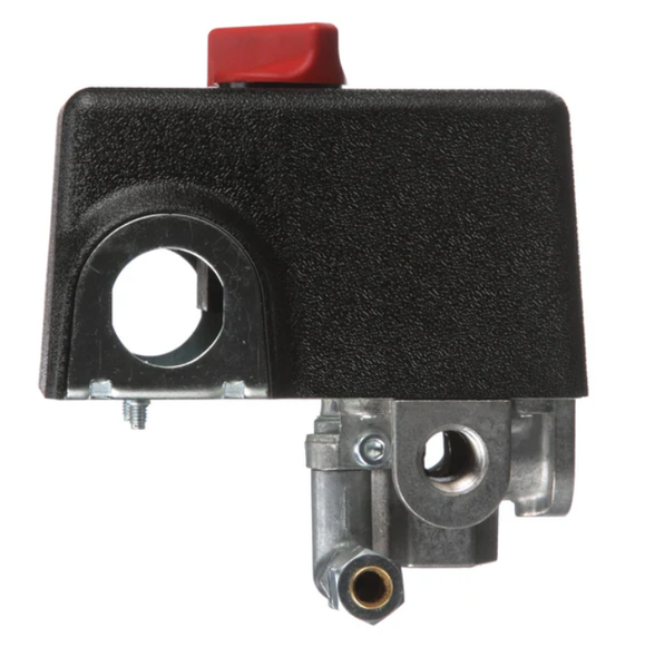 Condor MDR11 Pressure Switch, 120/150 PSI, 4-Port, 1/4" FPT, On/Off Switch #1166BA