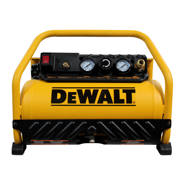 New DeWalt 1.6 Gallon 150 Max PSI Quiet Roll Cage Oil-Free Portable Air Compressor #1166C8