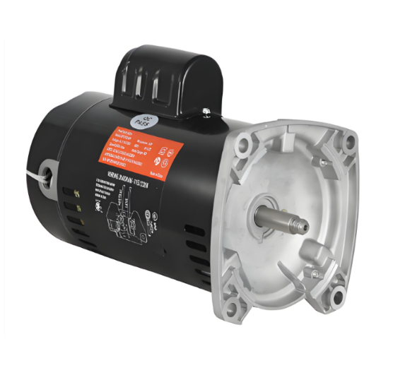 2 HP Square Flanged Pool Pump Electric Motor, 115/230 Volts, Single-Phase, 3,450 RPM #11671A