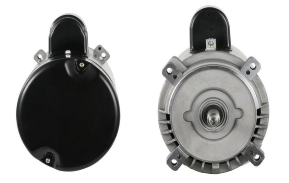 1 HP Round Flanged Pool Pump Electric Motor, 115/230 Volts, Single-Phase, 3,450 RPM #116720