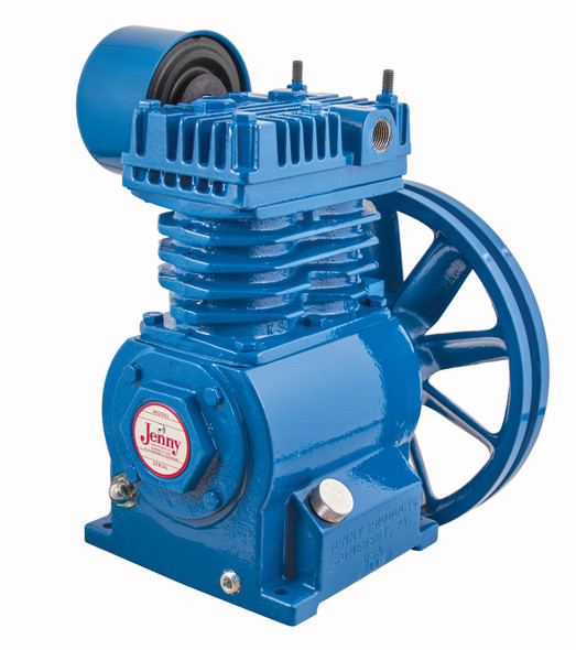 K Pump Modified with Stainless-Steel Valves, Air Compressor Pump Complete Assembly, 1 - 2 HP #11672D