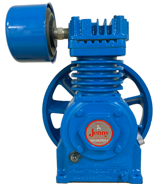 F Pump Modified with Stainless-Steel Valves, Air Compressor Pump Complete Assembly, 1/3 - 1 HP #11672C