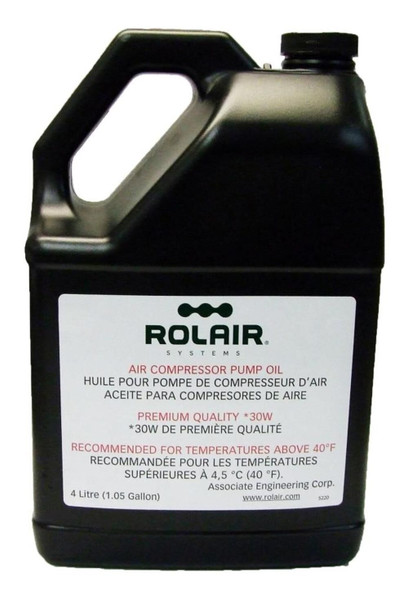 4-Liter Bottle of 30W Air Compressor Oil #080F32