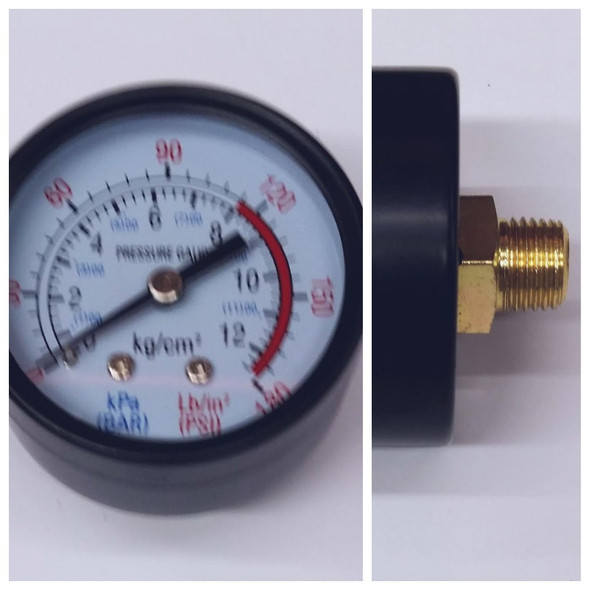 Pressure Gauge, 2" Face #01A48E