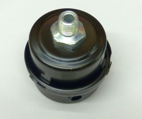 California Air Tools Air Filter Assembly, 1HP #01A472, black and silver air filter assembly with metal fittings.