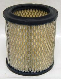 Chicago Pneumatic FILTER ELEMENT, HP51 #04AF69, cylindrical air filter with a black rubber frame and pleated paper filter material.