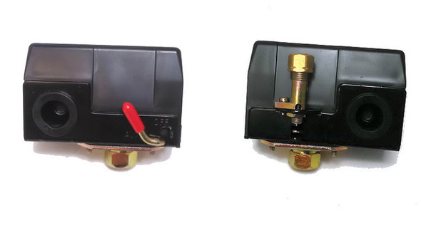 Pressure Switch, 95/125 PSI, 1 Port, Unloader Valve, Auto/Off #0E3AD7