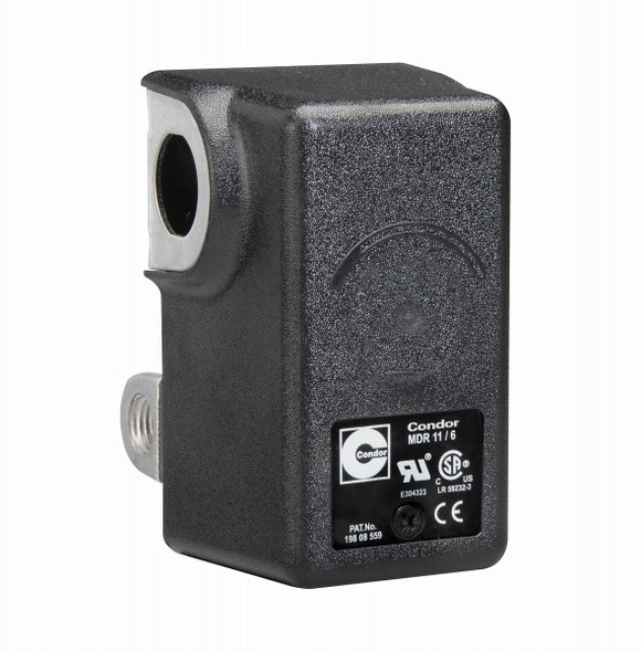 Condor MDR11 Pressure Switch, 135/175 PSI, 4-Port, 1/4" Female NPT #0E3AE0