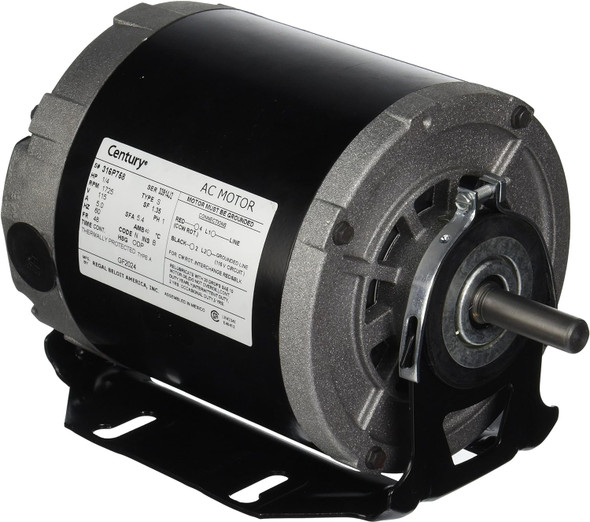 1/4 HP Century A.O. Smith Electric Motor, 115/230 Volts, Split-Phase #0E614F