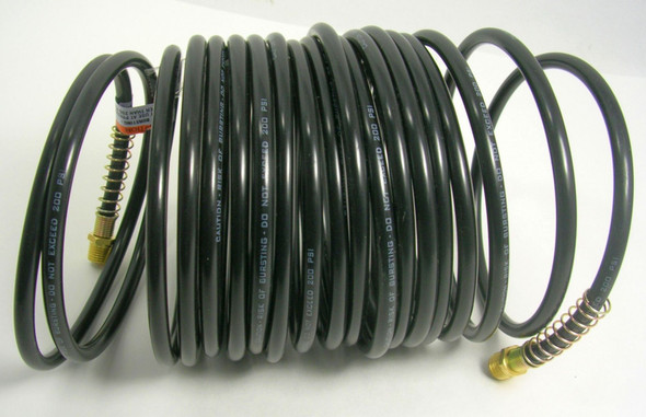 Coiled Air Hose, 25 feet, Threaded (No Quick-Coupling) #05C783