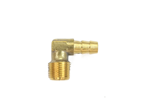BARB HOSE ELBOW MALE BRASS 38HSX38NPTM #057D35
