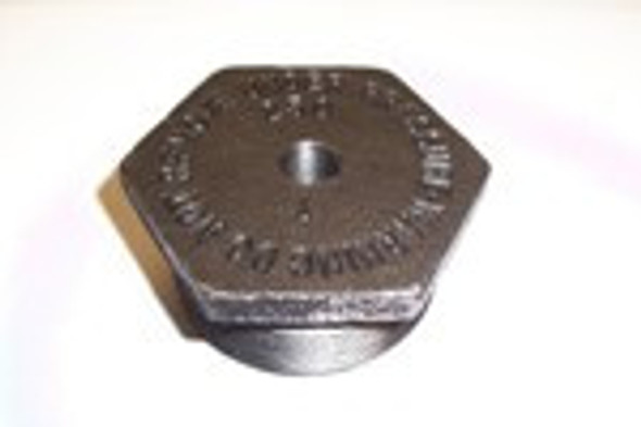 Inspection Port Reducing Plug, 2" MPT x 1/4" FPT #01AABD