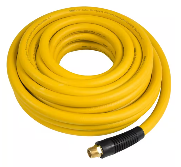 DeWalt Rubber Air Hose, 1/2" x 50-Ft #022960