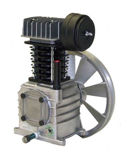 K8 Air Compressor Pump, Complete Assembly with Flywheel, Single-Stage, 1 HP #07FFE1