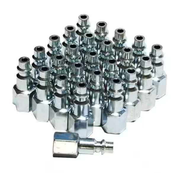 Industrial Female Plug, 1/4" Body x 1/4" NPT (Bulk) #080F38