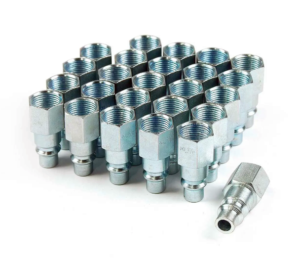 Industrial Female Plug, 3/8" Body x 3/8" NPT (Bulk) #080F3C