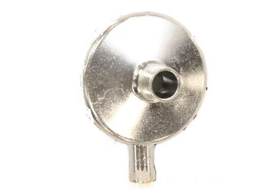 Rolair Intake Assembly #08017A, metal intake part with cylindrical opening and mounting base.