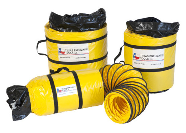 8" x 30' DUCTING w ATTACHED STORAGE SACK #0A1327