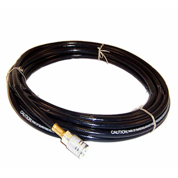 AIR HOSE, 1/4 x 25 ft. black #0AEA03