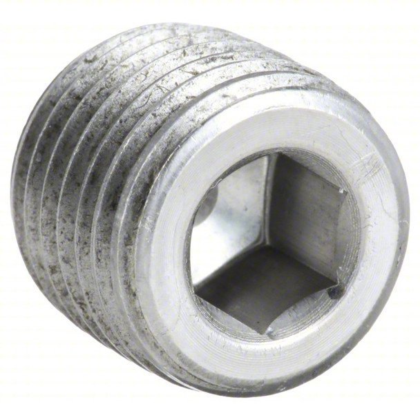 Air Compressor Pressure Switch / Manifold Hex Head Pipe Plug, 1/4"-18 NPT #0E52D4