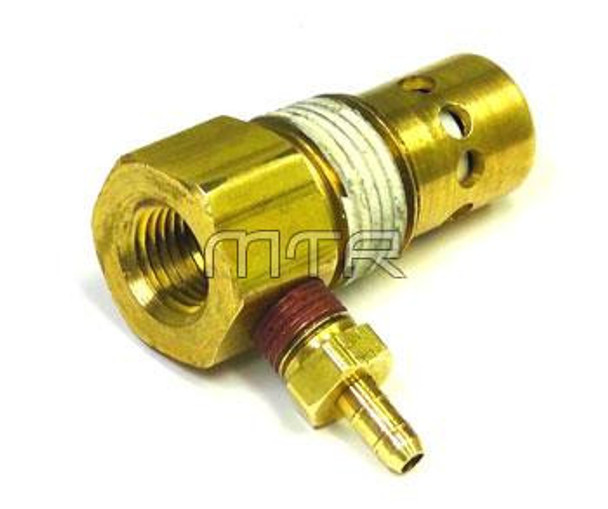 Check Valve 1/4" FPT x 1/2" MPT with hose barb fitting #11636B