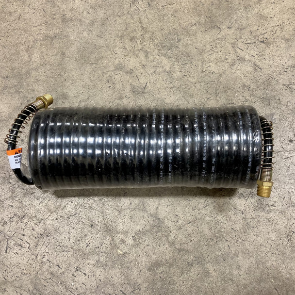 25-ft Coiled Air Hose, Threaded, No Quick-Coupling #05C89B