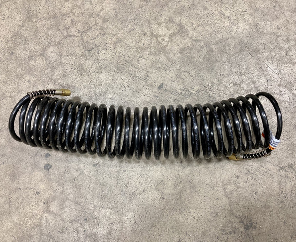 25-ft Coiled Air Hose, Threaded, No Quick-Coupling #05C899