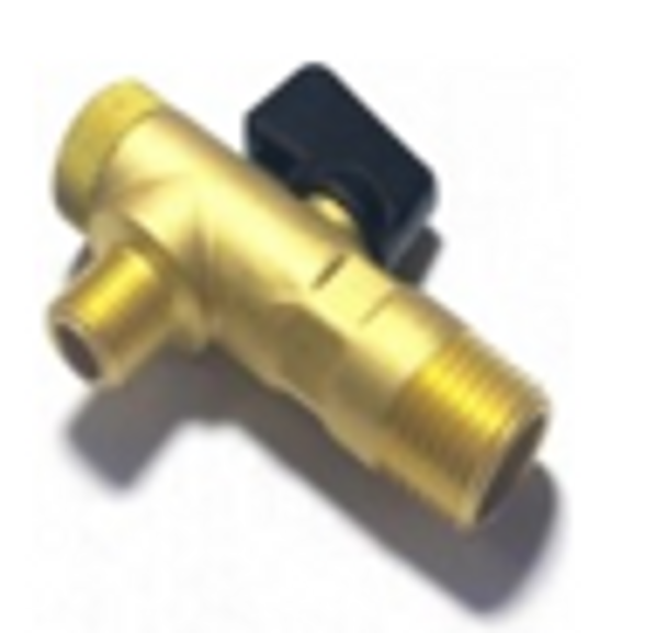 Filter Ball Valve, Gold Finish #1163A7