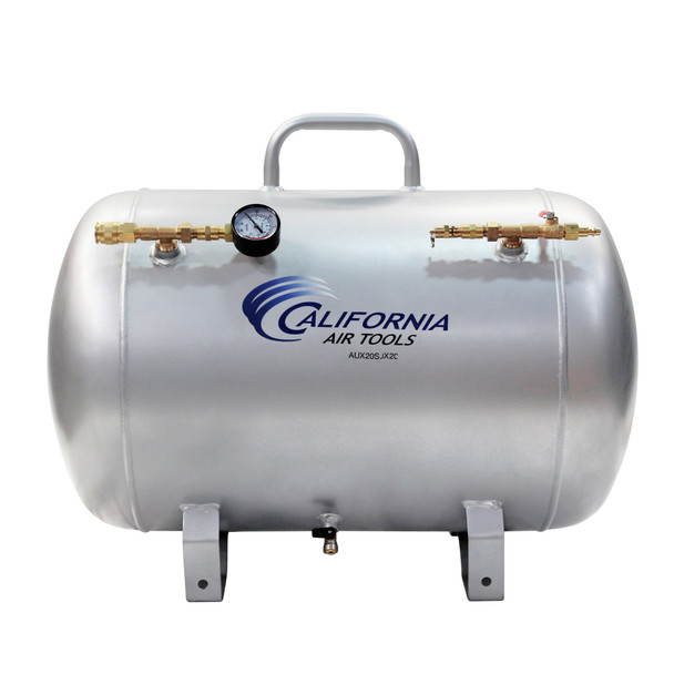 Portable Auxiliary Air Tank, 20-Gallon Steel  #116434