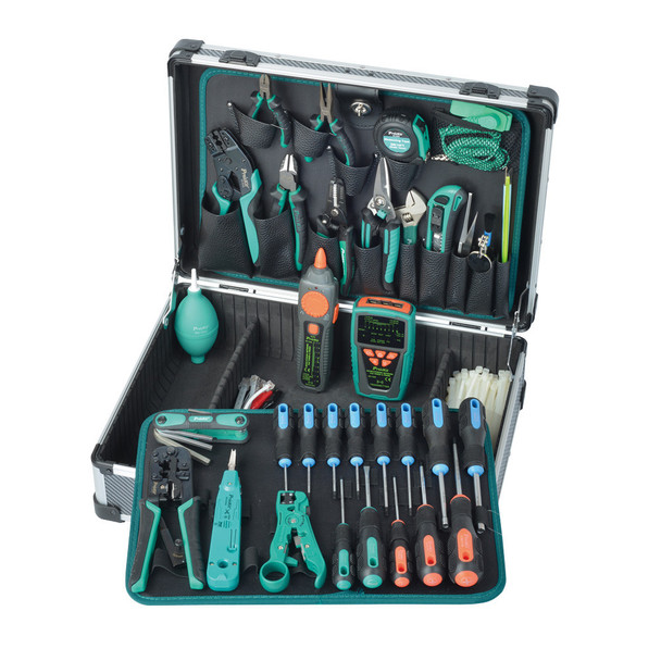 Professional Telecom & Networking Tool Kit with PoE Tone and Probe #116520