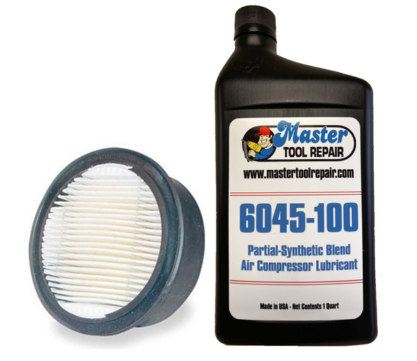 Solberg 10 Air Filter / Synthetic Blend Air Compressor Oil Maintenance Kit #116622