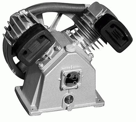 Air Compressor Sales Pump 8 cfm @ 100 Psi #0187B0, image of a compact industrial air compressor with twin black handles and cooling fins.