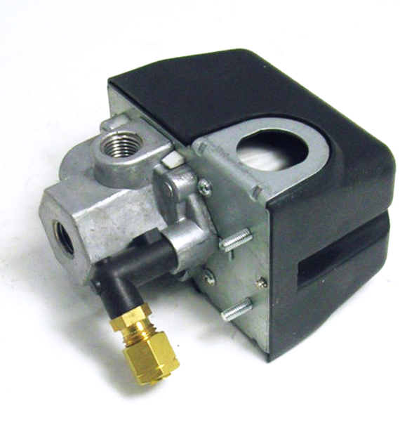Condor MDR21 Pressure Switch, 95/125 PSI, 4-Port, 90 Unloader, On/Off Switch #1166B8 Condor MDR21 Pressure Switch, 95/125 PSI, 4-Port, 90 Unloader, On/Off Switch #1166B8