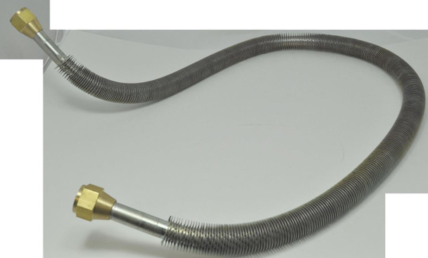 Air Compressor Sales Kellogg 452 Pump Intercooler Assembly, Left Hand, FFW #019546, metal intercooler pipe with brass fittings