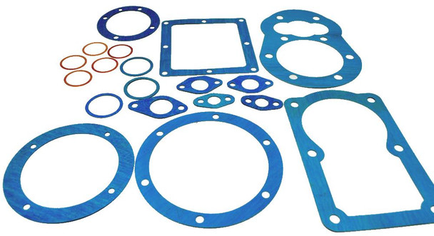 Air Compressor Pump Gasket Kit, assorted blue and red gasket seals for SC23, UT50, EC-5, CA1, C1 models.