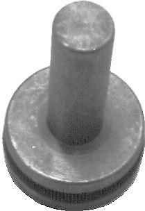 Air Compressor Sales Kellogg Unloader Plunger #01876A, close-up view of the cylindrical metal unloader plunger with a rounded top.