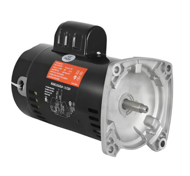 2 HP Square Flanged Pool Pump Electric Motor, 230 Volts, Single-Phase, 3,450 RPM, 48Y Frame #116727