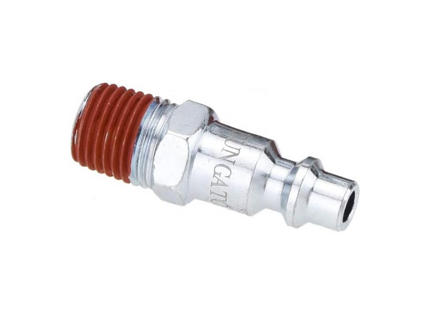 Industrial Male Plug, 1/4" Body x 1/4" NPT #116759