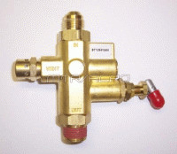 Pilot Unloader Valve, Flared Inlet with Muffler, 105 / 135 PSI #0E3736 Pilot Unloader Valve, Flared Inlet with Muffler, 105 / 135 PSI #0E3736