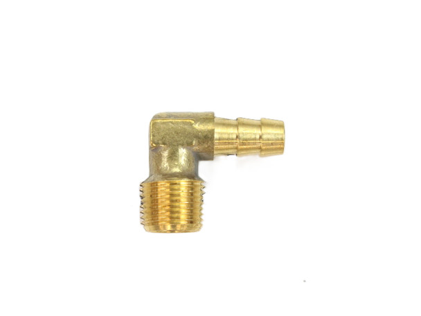 BARB HOSE ELBOW MALE BRASS 38HSX38NPTM #057D35