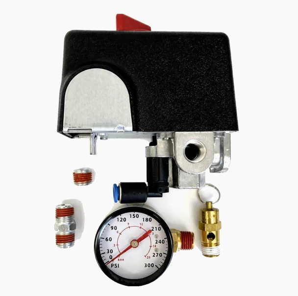 Kobalt Air Compressor Pressure Switch Kit, 5HP, Two-Stage Vertical #0221CD