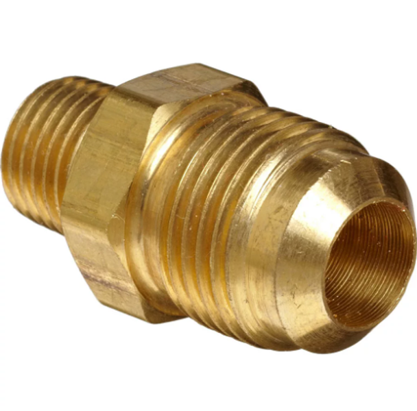 5/8" Brass Male SAE x 1/2" Male NPT Adapter #0E4706