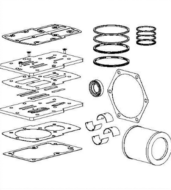 HB75 Air Compressor Pump Overhaul Kit #05A787