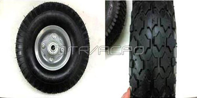 095-0096 WHEEL 10 X 3.5 PNEUM BLACK HUB MASTERTOOLREPAIR.COM