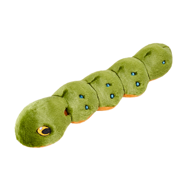 stuffed caterpillar dog toy