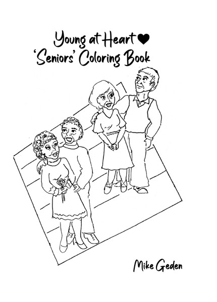 Young at Heart: 'Seniors' Coloring Book - eBook